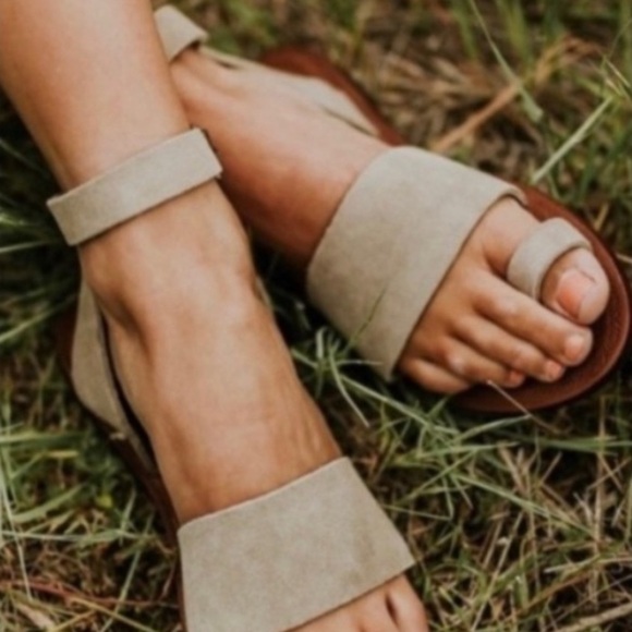 Free People Torrance Anklet Suede Wrap Sandal Size EU 39 - Picture 5 of 15